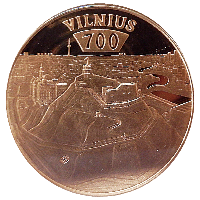 Kalinauskaitē Linaのメダル（表）